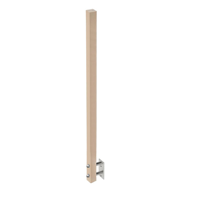 Pfosten BUCHE, seitliche Verankerung 40x40 JP