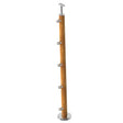 Stab EICHE D50/5x12mm, h=100cm, VK-Treppe