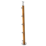Stab EICHE D50/5x12mm, h=100cm, VK-Treppe