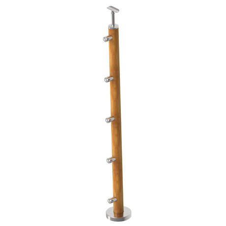 Stab EICHE D50/5x12mm, h=100cm, VK-Treppe