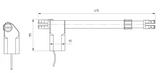 ROLLKIT-Motor für Flügeltor links