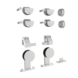 Holztür - Schiebetürsystem - Oberführung INOX