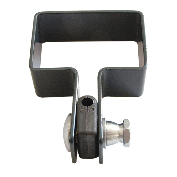 End cap for post ZnPVC 60x40mm anthracite