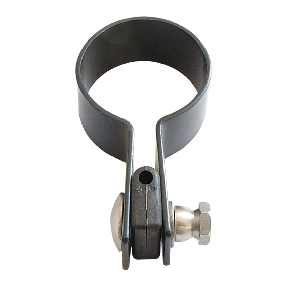 End cap for post ZnPVC D48mm anthracite