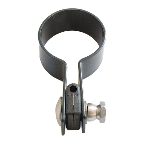 Endklemme für Pfosten ZnPVC D48mm anthrazit