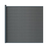 WPC fence set with 1850mm post AURORA gray