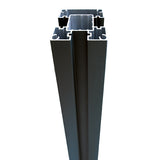 Aluminium Pfosten 2500mm, Anthrazit