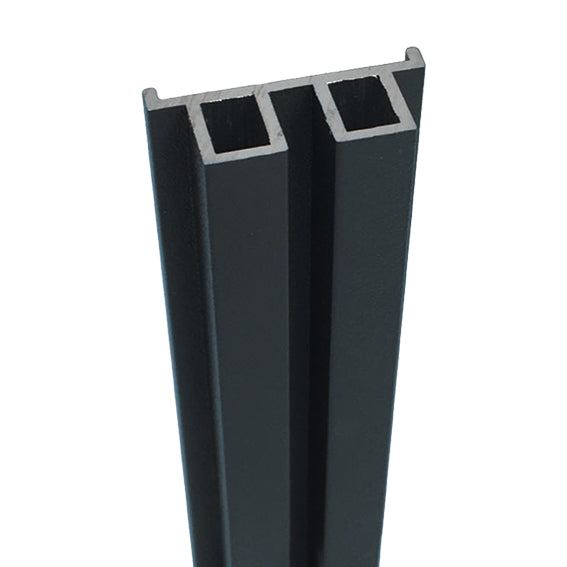 Aluminiumschiene für Dekorplatte 1750mm anthrazit