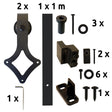 Schiebetürsystem mini "Rhombus"