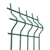 Geschweißtes Zaunfeld 3D ZnPVC 2500x1530x5mm grün