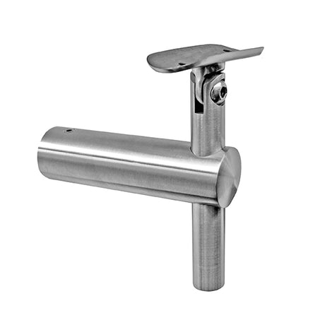 Handlaufhalter außermittig AISI304, flat/42,4, b80