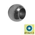 Endkappe für Füllstab AISI304, D20/d14mm