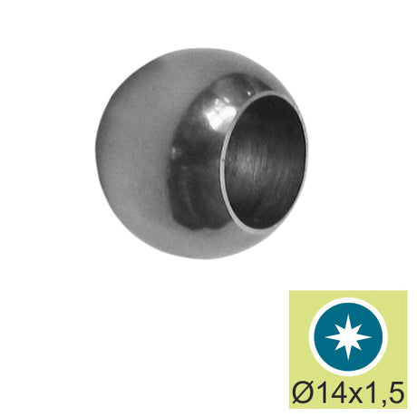 Endkappe für Füllstab AISI304, D20/d14mm