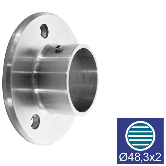 Wandanker AISI304, D48,3x2/d90/M5mm
