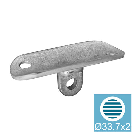 Anschraubeplatte für Handlaufhalter AISI304, D33,7