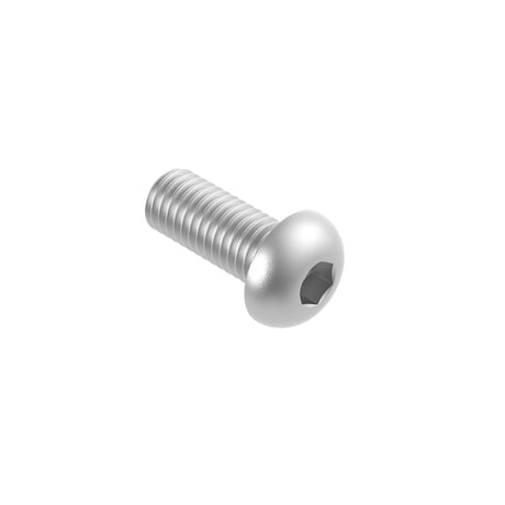 Halbrundkopfschraube (abgeflacht) mit Innensechskant, AISI316, M5x16