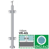Mittelpfosten, Oberverankerung - grade AISI304, D4