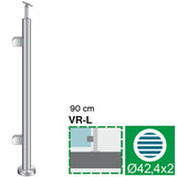 Eckfosten, Oberverankerung - links - grade AISI304
