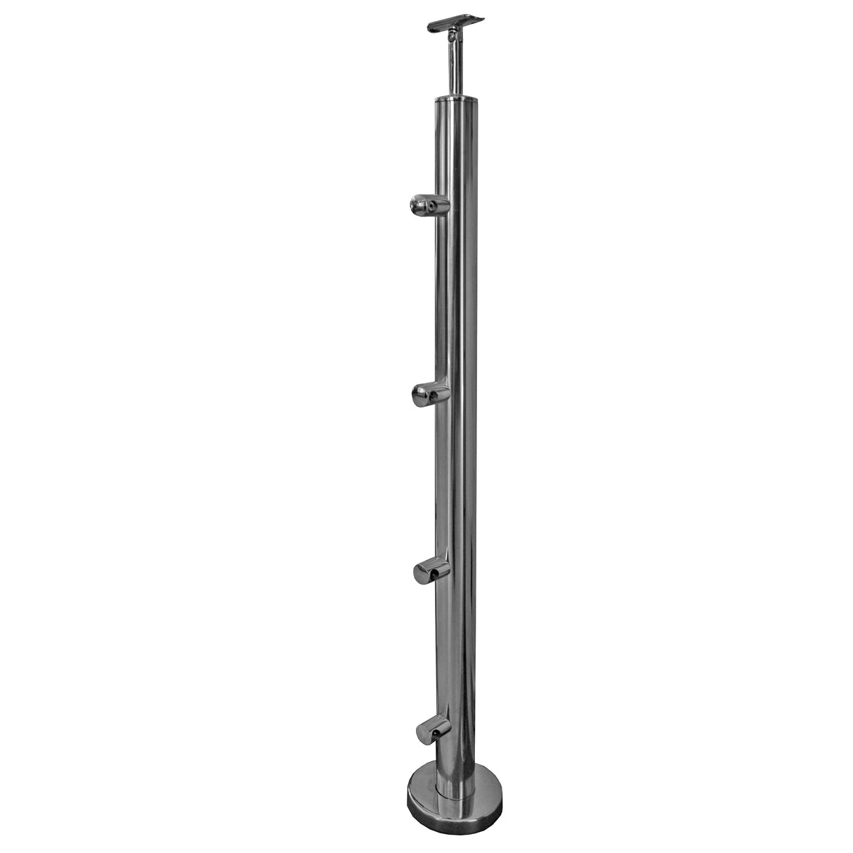 Pfosten, Oberverankerung - auf Treppe AISI304, D42