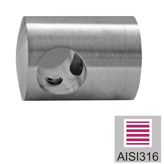 Füllstabhalter rechts AISI316, d12/40x40x2mm