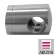 Füllstabhalter Verbindungsstück AISI316, d12/D40x4