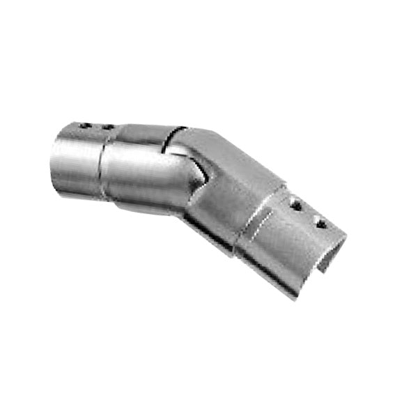 Handlaufübergangsstück AISI316 25-55°down, D42,4x1