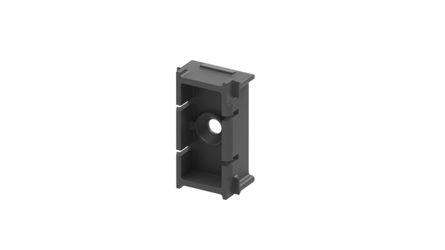 Click-Lock Kupplung für Fassadensystem, 25 x 25 - Anthrazit RAL 7016, 50Stk.