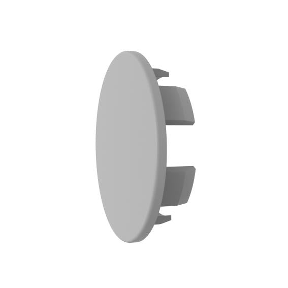 Endkappe für ALU profile, PVC, D25mm