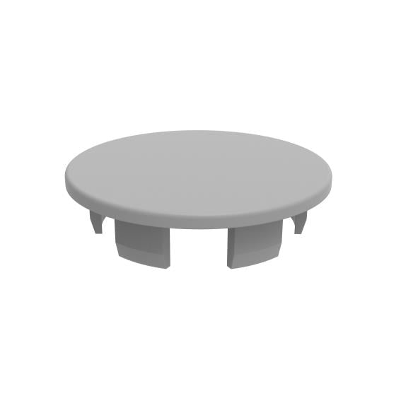 Endkappe für ALU profile, PVC, D20mm