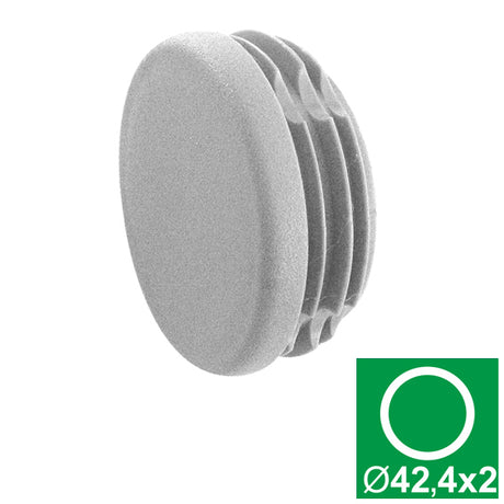 Endkappe für Handlauf PVC, D42,4x2mm