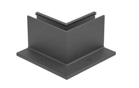 Ecke IN für Aluprofil mit Oberverankerung AL/ELOX/