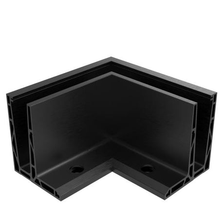 Ecke IN für Aluprofil mit Oberverankerung AL/ELOX/