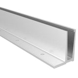 Aluprofil für Ganzglasgeländer - Befestigung von oben