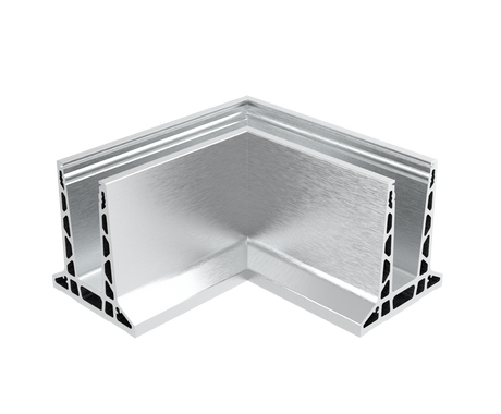 Ecke IN für Aluprofil mit Oberverankerung