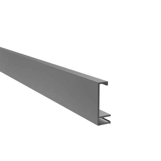 Aluminium-Zaunadapter für Füllungen - 1700mm Abdeckleiste