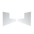 Aluminiumkanal dachprofil 100x80mm +2°Blindstopfen