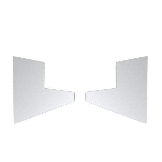 Aluminiumkanal dachprofil 100x80mm +2°Blindstopfen