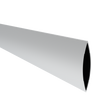 Aluminium-Jalousie oval 20x100-6000mm