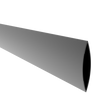 Aluminium-Jalousie oval 20x100-3000mm
