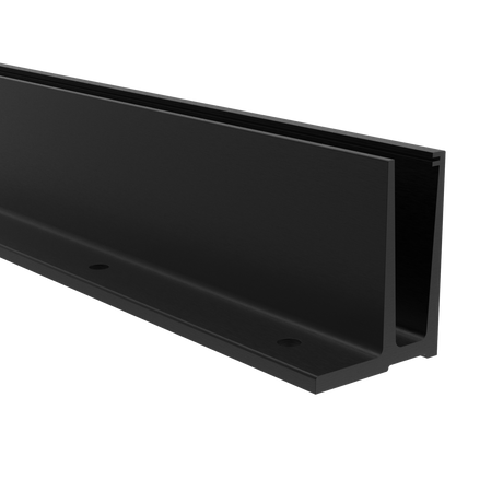 Aluprofil für Ganzglasgeländer - Oberverankerung