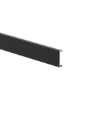 Aluminium-Fassadenleiste 25x6-6000mm R9005