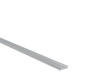 Abdeckleiste für U-Adapter 21mm Füllungen - 6000mm