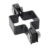 Halteclip (beidseitig) für Pfosten ZnPVC RAL 7016