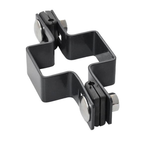 Halteclip (beidseitig) für Pfosten ZnPVC RAL 7016