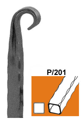 Hinge finish h300, t2,5mm