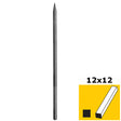 Stab mit Spitze h500, n12x12mm
