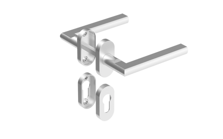 Türdrücker Edelstahl AISI 304, K320