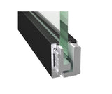 Klemme al profil-3m mit Abdeckleiste BLACK H50