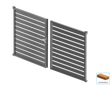 Doppelflügeltor 3,92x1,85m mit Füllung 20x100 R7016 - Set