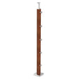 Inox pole, VK-stairs AISI304, 40x40x2/5xd12/H1000m
